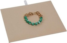 Lot of 10 Khaki Pads Jewelry Inserts Tray Liners Organizer 7  X 6  "