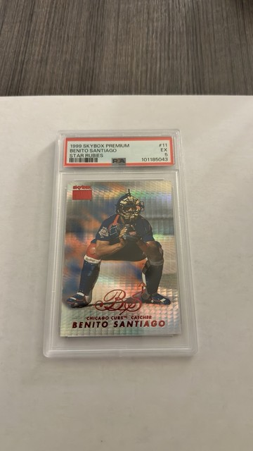1999 Skybox Premium Star Rubies #11 Benito Santiago 29/50 PSA 5