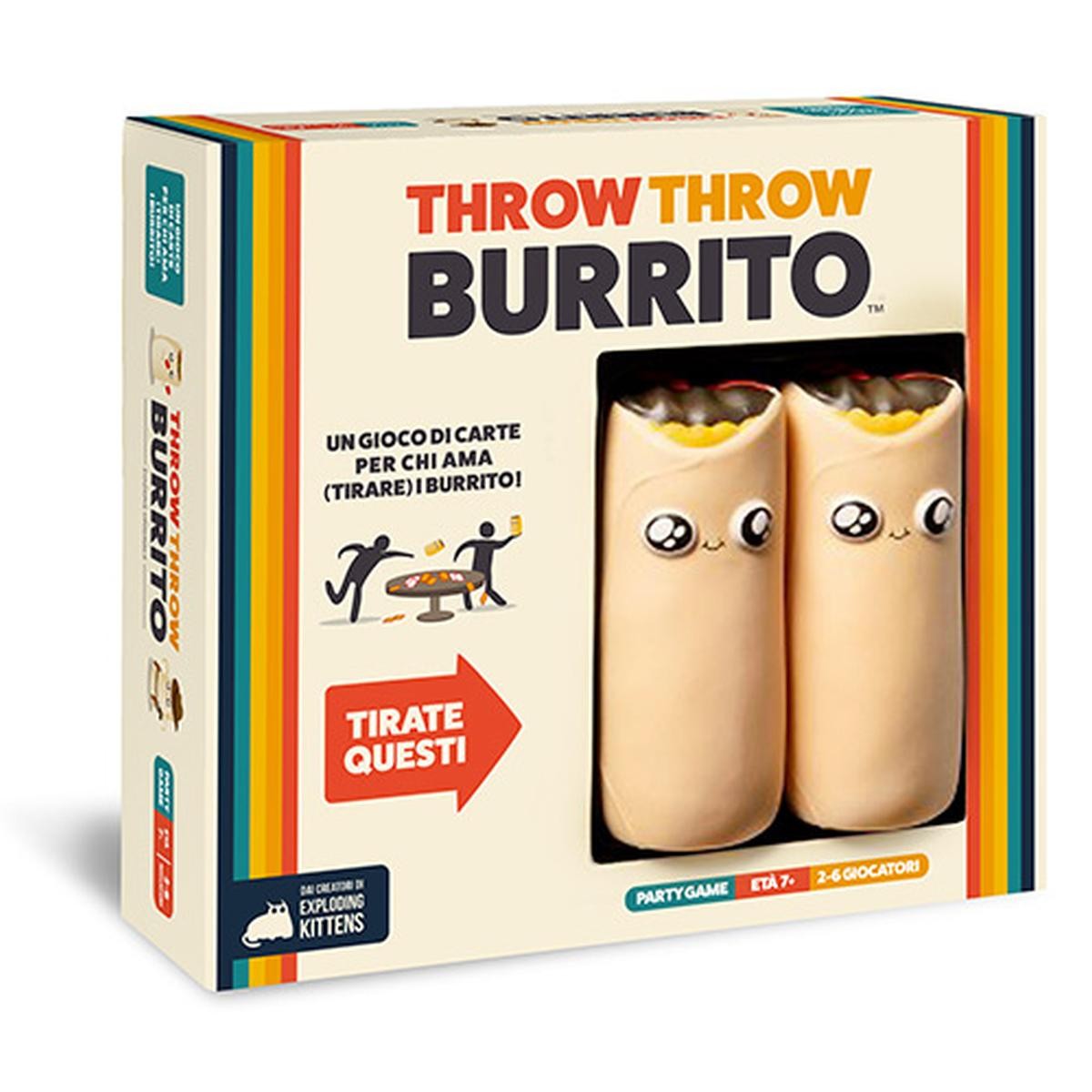 Throw Burrito - Juego de Mesa Fiesta Familia Italiano ASMODEE