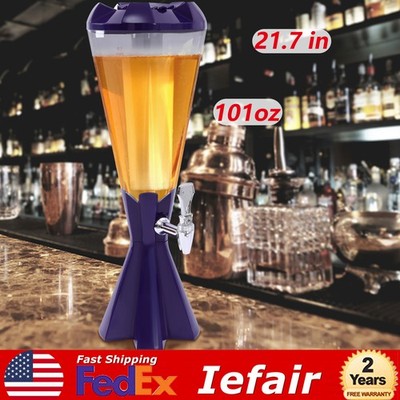 3L Party Bar Drink Container Beer Cold Drink Dispenser with LED Lights Keg Tag