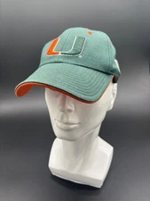 University of Miami ESPN Hat Drew Pearson Marketing College Gameday Green OSFA