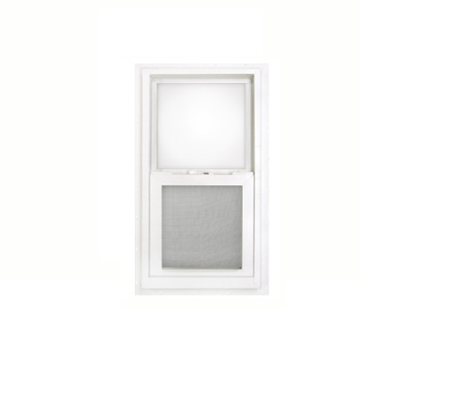 Kinro 24" x 27" White Vinyl Vertical Sliding RV Mobile Home Replacement Window.
