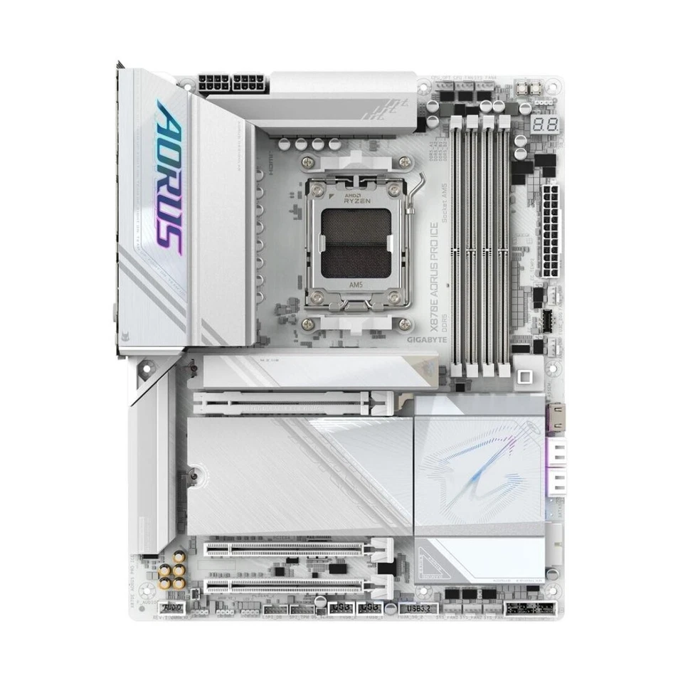 Gigabyte AORUS X870E PRO ICE Motherboard ATX Socket AM5 AMD X870E Chipsatz