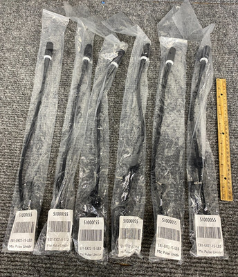 Lot of 6 Pulse 51000055 15'' Unidirectional Gooseneck Microphones (Open Box)