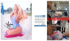 LIV MORGAN SIGNED AUTOGRAPH WWE RAW 8x10 PHOTO G w/EXACT PROOF & ACOA COA