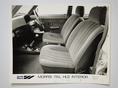 Morris Ital HLS Interior 1980s Press Photo
