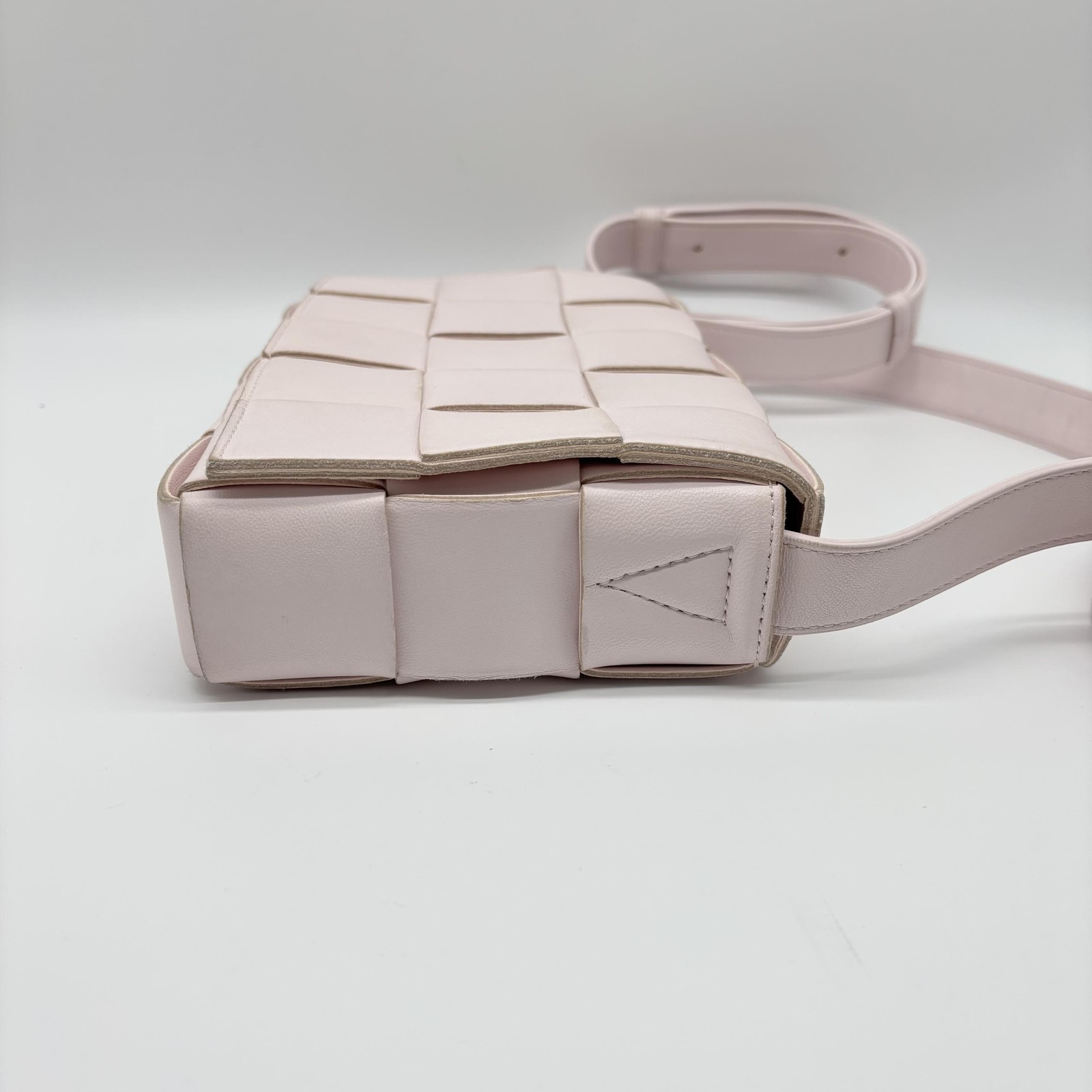 Pink Intrecciato Cassette Shoulder Bag - ## image 5