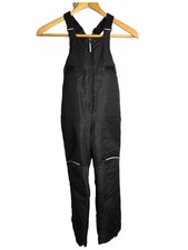SwissTech Kids Boys Small 6-7 Black Insulated Snow Bibs Winter Ski Overalls Gear