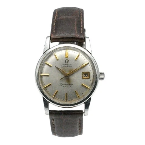 VINTAGE GENTS OMEGA SEAMASTER DE VILLE AUTOMATIC WRISTWATCH STAINLESS STEEL