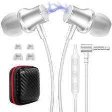 Wired Earbuds with Microphone 3.5mm Headphones for School Chromebook PC