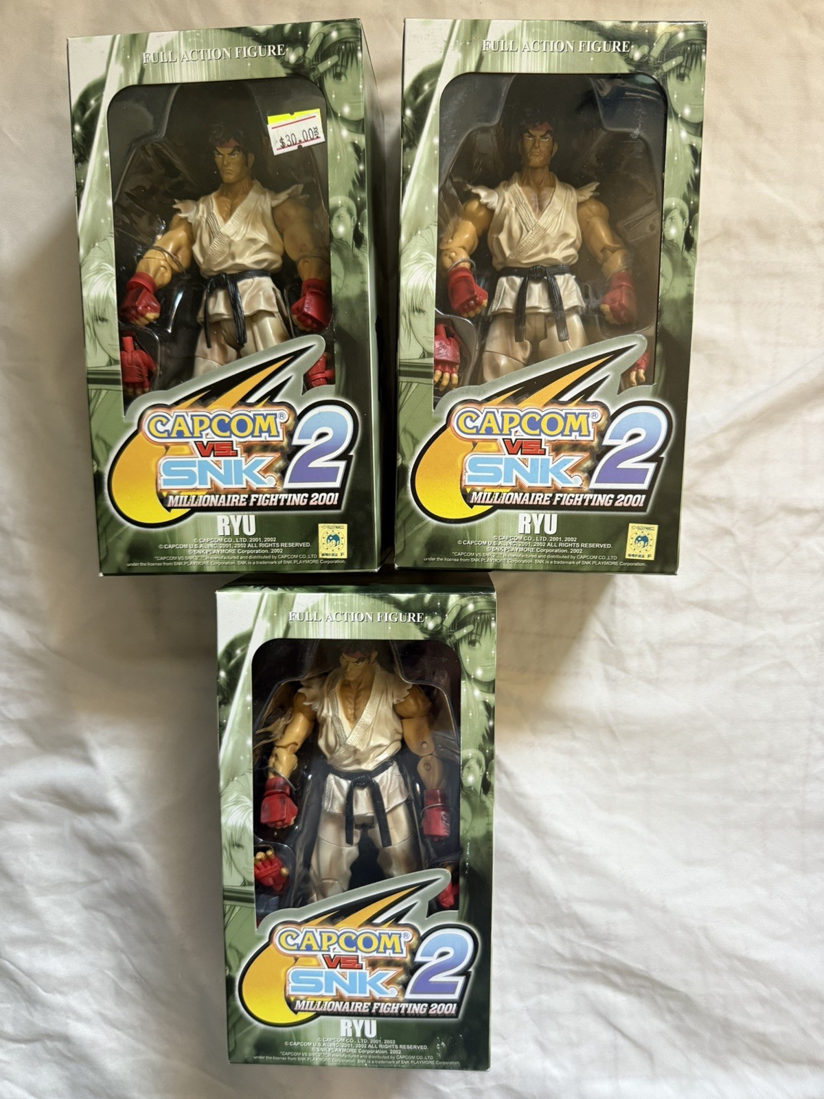 Figura Ryu Capcom vs. SNK 2 Millionaire Fighting 2001 en caja original completa rara