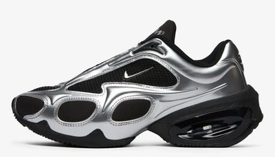 Size 9 - Nike Air Max Muse Black Metallic Silver W for sale online