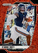 2024 Panini Prizm #47 D'Andre Swift Red Sparkle