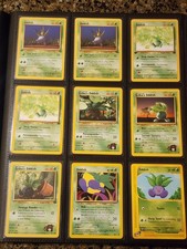 Oddish Gloom Vileplume Pokemon Card Lot - WOTC & EX to Modern Collection #43-45