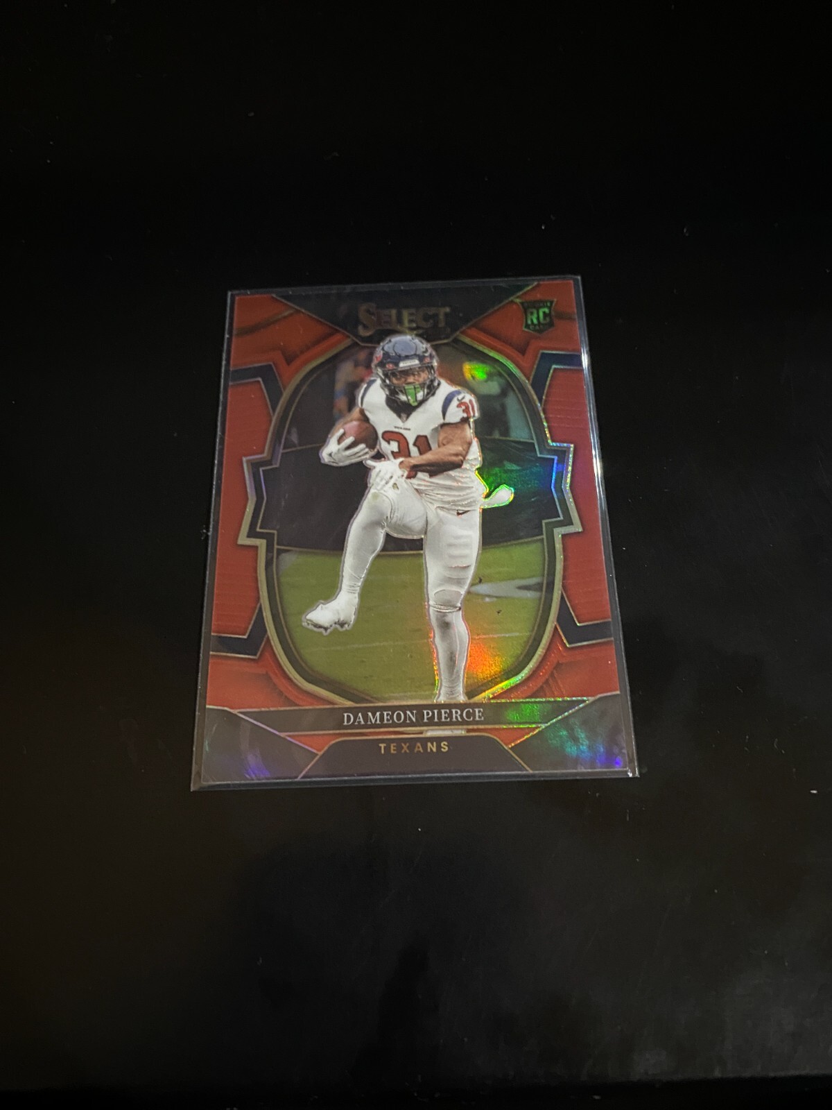 Dameon Pierce 2022 Select Concourse Red /99 Prizm RC Texans 47 PWE