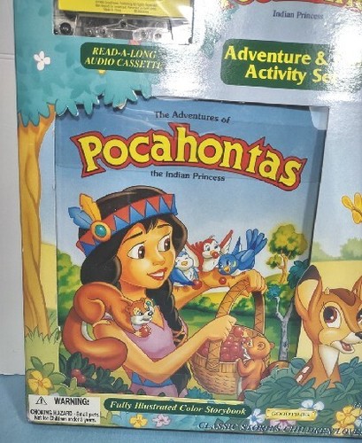✅ goodtimes pocahontas adventures and fun activity set book cassette vhs ✅ - Picture 8 of 8