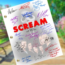 Scream Signed, Autograph Script Reprints  119 Pages  Scream 1996 Ghost Face