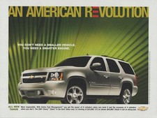 2007 Chevy Tahoe Ltz - Chevrolet - You Need A Smarter Engine - Print Ad Photo