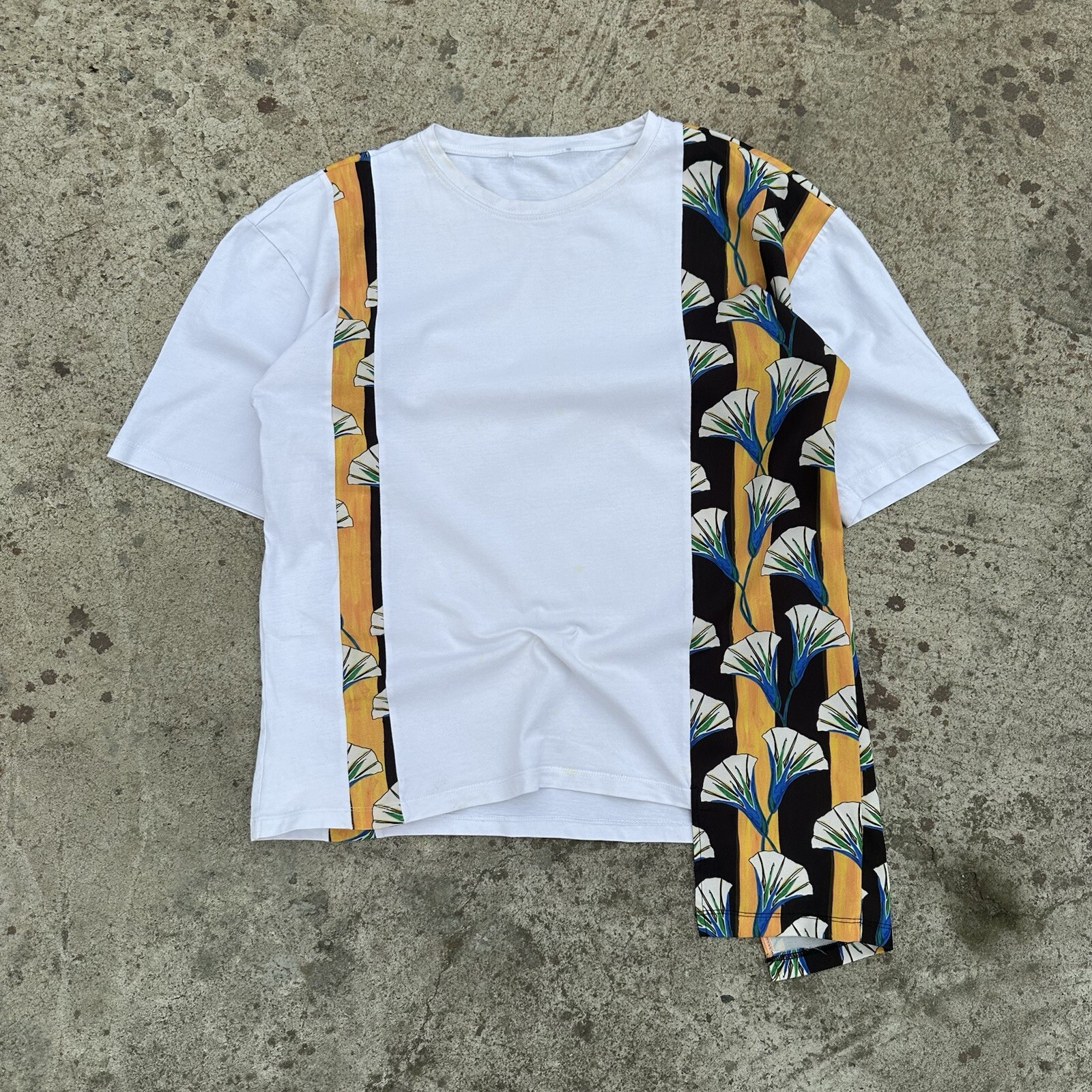 Vintage Y2K Custom Flower T-Shirts 00s USA Joke Humor Japan Style Used