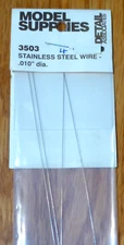 Detail Associates #3503 Stainless Steel Wire pkg(4) -- .010" Diameter