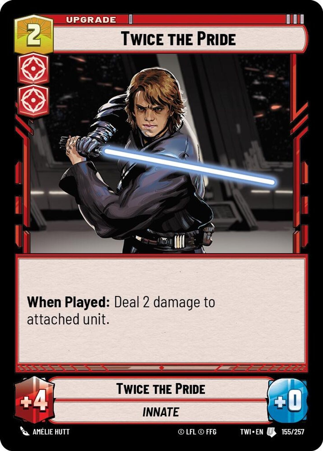 Twice the Pride Foil - TWI 155 NM - Star Wars Unlimited