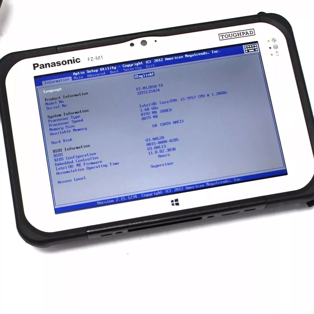 Panasonic Toughpad FZ-M1 MK3 7 Panasonic Toughpad FZ-M1 MK3 7