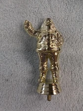 Santa Clause trophy parts lot of 7 PDU 574-G topper 4" tall