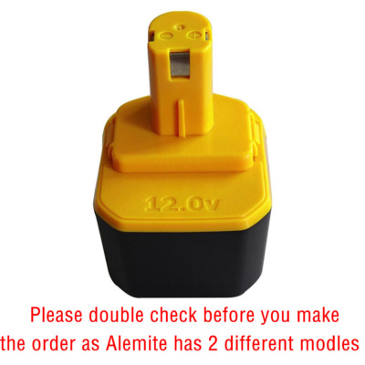 Battery for Alemite 339804 12 Volt 2.0AH  2000mah NI-CD battery