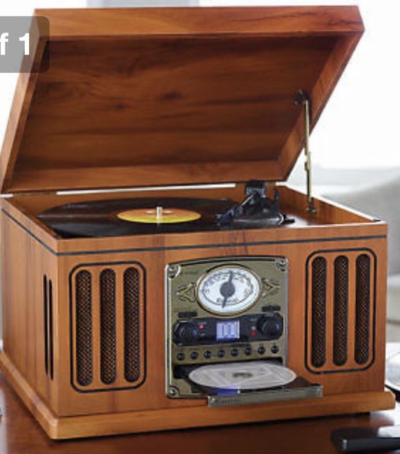 Retro Neostar Turntable Record Player CD Cassette & Radio Usb/mp3 78s