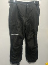 SwissTech Snow Pants Black Size XL 14-16 Ski Boys Girls Unisex