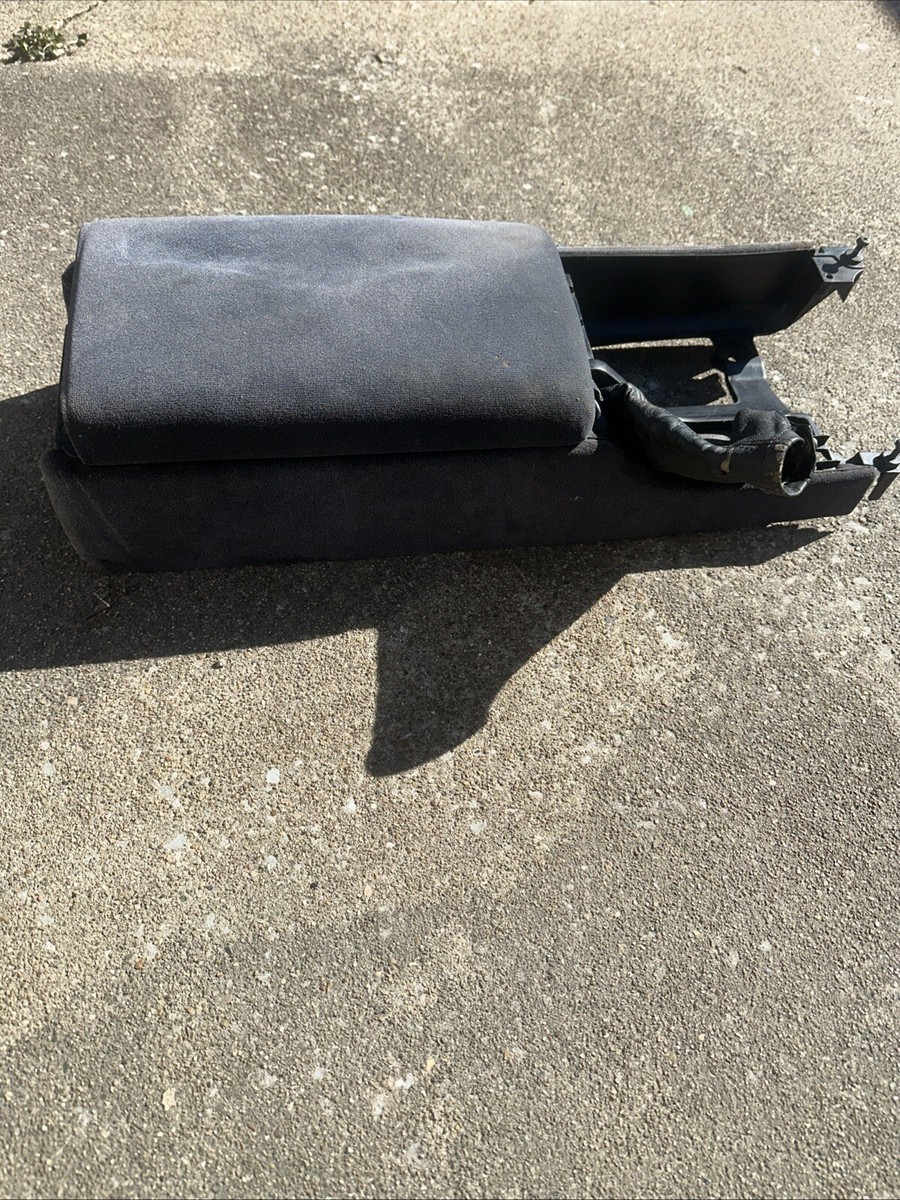 1991-1996 NISSAN 300ZX CENTER CONSOLE W/ CLOTH ARMREST LID - Grey