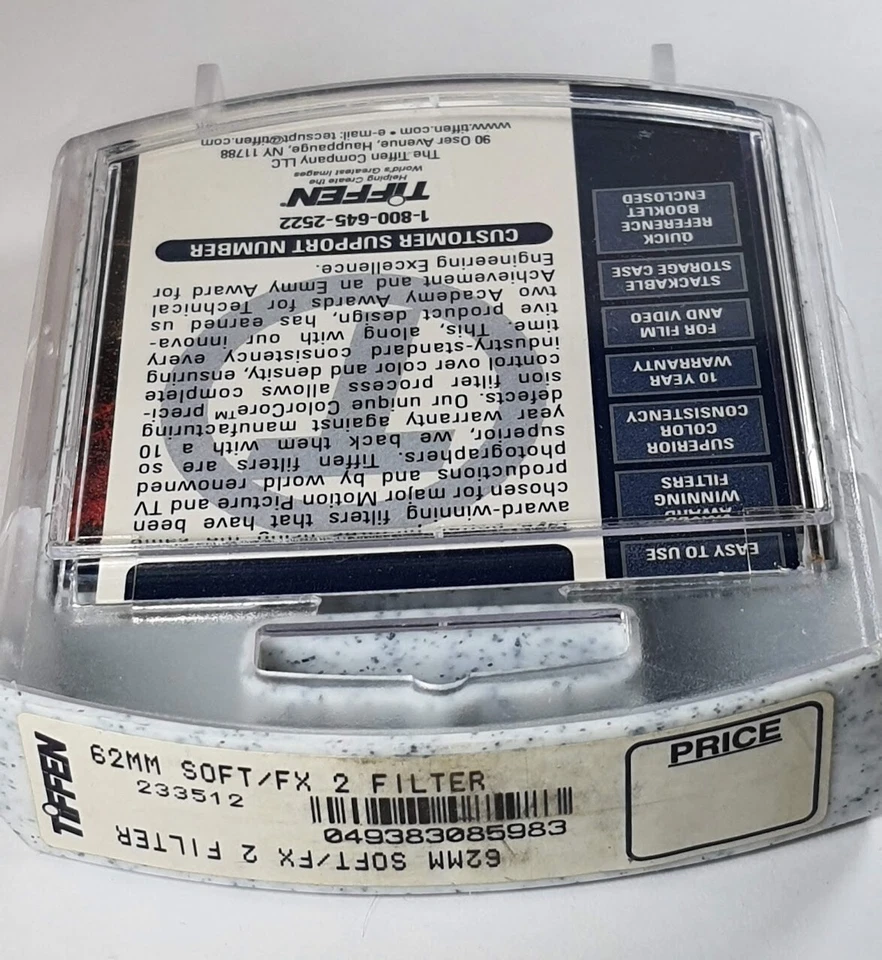 TiFFEN 62mm Soft FX 2 62SFX2 Authentic USA 62 mm E62 Remove Wrinkles & Blemishes - Image 4 of 4