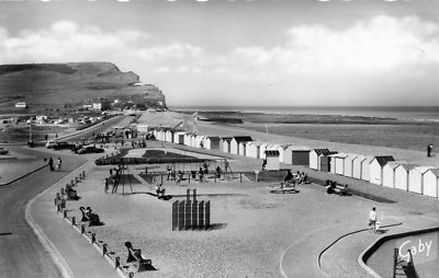 Card CRIEL SUR MER La Plage et les jeux d'Enfants Belle vue Vehicle DS Citroën