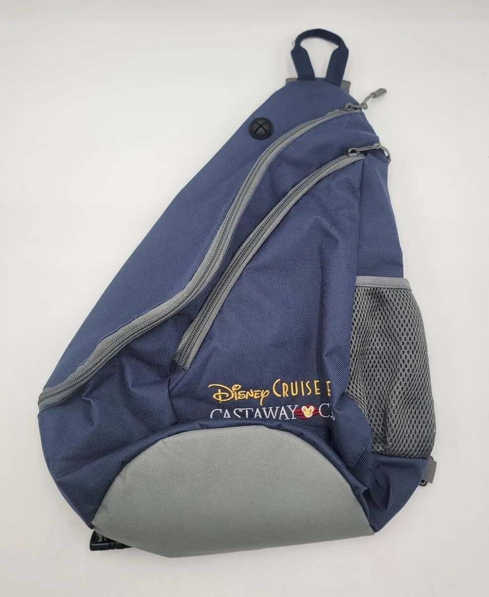 Disney Cruise Castaway Club Sling Backpack Disney Cruise Line Castaway Club Sling Backpack Navy Blue  main image 3