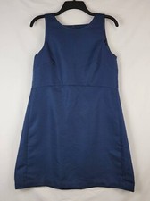 J Crew Factory Women Open Back Shift Dress Sleeveless Jacquard Peekaboo