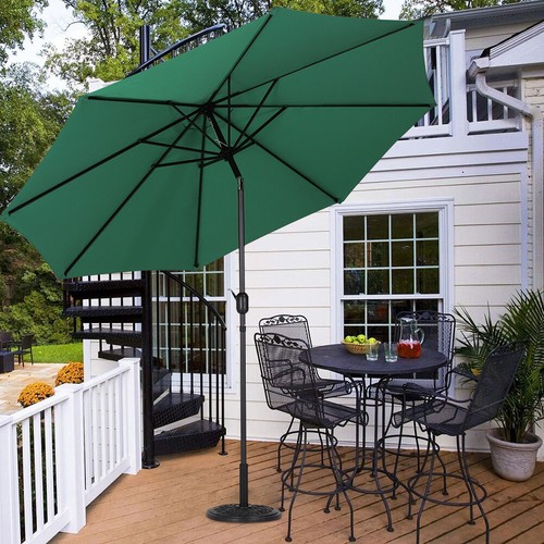 XLarge Shade 3M Round Garden Patio Sun Parasol Outdoor Umbrella With Crank Tilt - Picture 26 of 58
