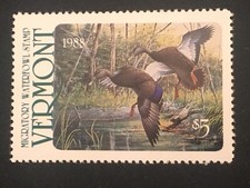 ICOLLECTZONE  US Vermont 88 Duck Stamps VF NH