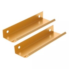 2x Aluminium Cabinet Handles | Modern Door Pulls for Cupboards & Drawers