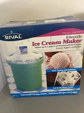 Rival Electric Ice Cream Maker Model 8401G | Green Color | RARE | New/ Open Box