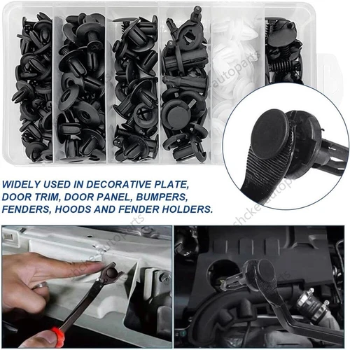Fender Liner Set of 2 Front w/Clip For 1999-2006 Chevy Silverado GMC Sierra 1500 - Picture 15 of 19