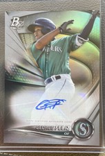 GEORGE FELIZ 2022 Bowman Platinum RC Autograph Mariners Rookie Autograph #TOP-77