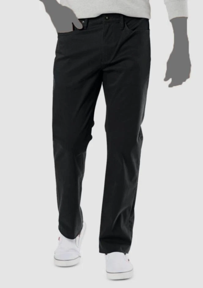 Pantalon Dockers homme noir coupe jean Supreme Flex coupe droite taille 30W 30L