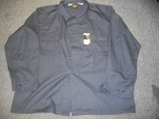 DARK NAVY BLUE MENS 2 POCKETS UNIFORM WORK BDU SHIRT BDU 2 POCKET SIZE 3X 4X
