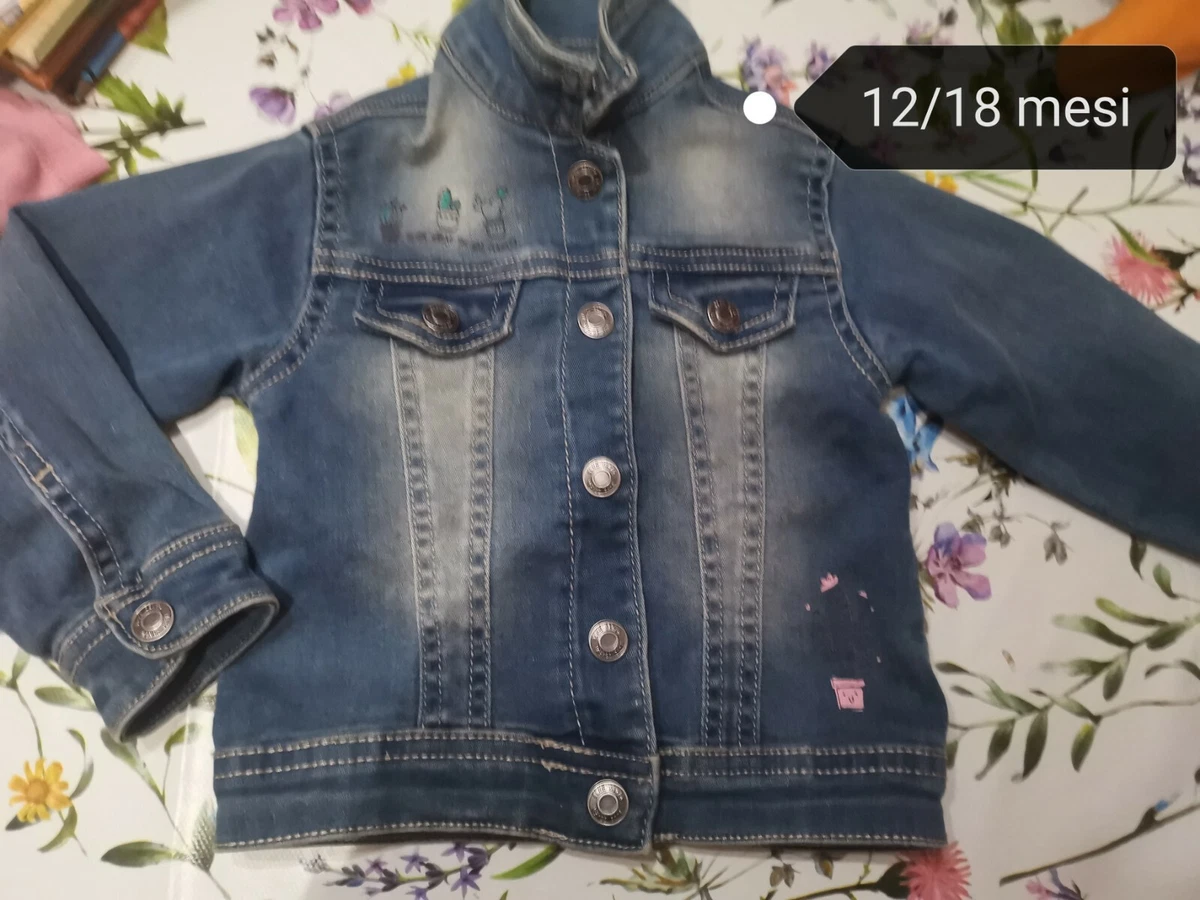 Giacca In Jeans Neonata 12 18 Mesi