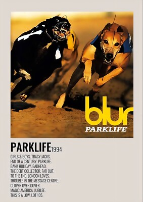 Blur Parklife A3 A4 Print Poster Unframed