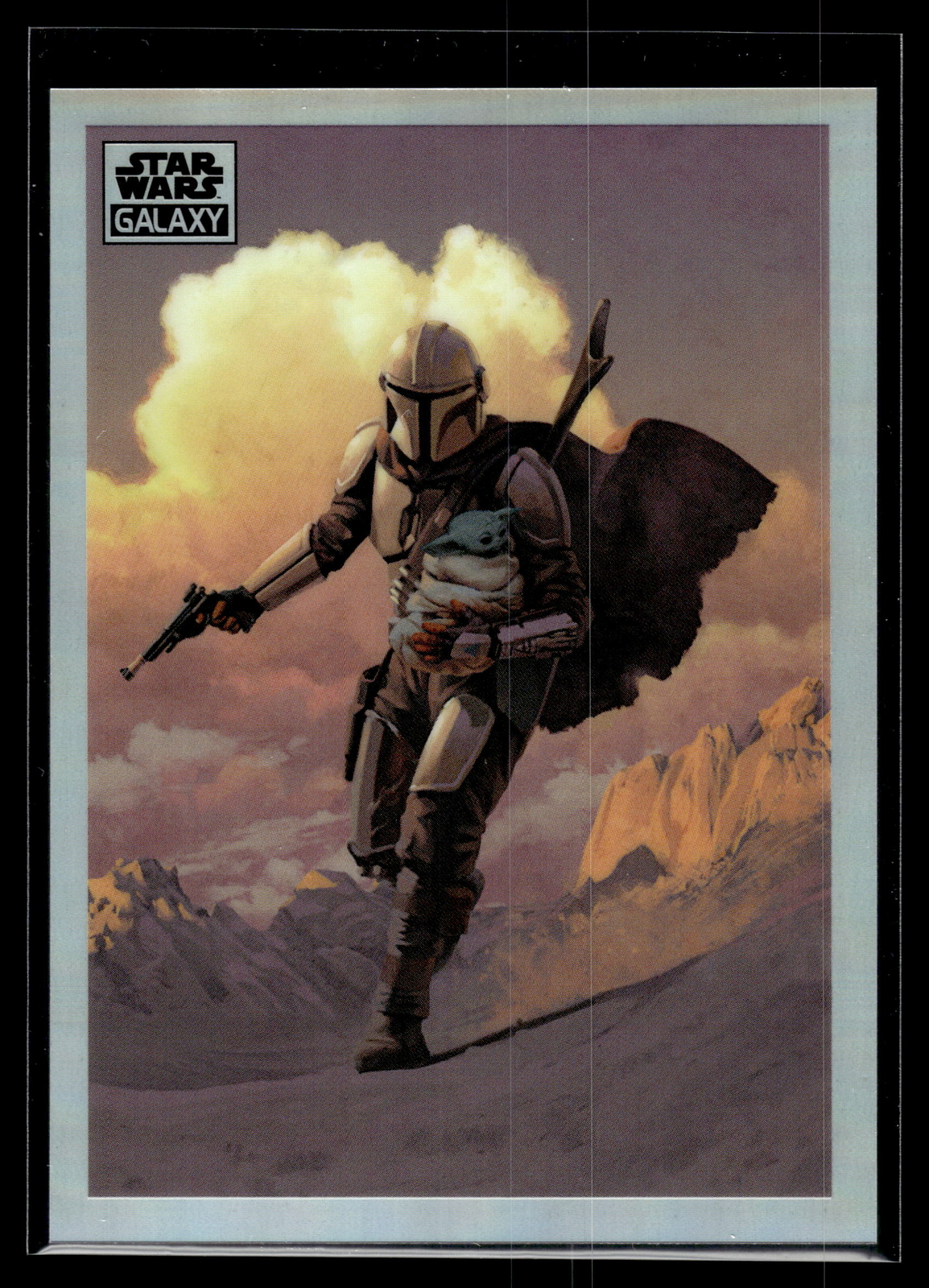 2021 Topps Chrome Star Wars Galaxy Mandalorian Visions Card #MN-3
