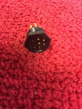 126-1057     7 pin HEX PANEL CONNECTOR   AMPHENOL  WIRE PRO  NEW