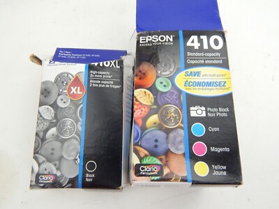 Epson T410520-S Claria Premium Multipack Ink Exp 9/ 2022 1 Black XL 1 Bk 1 C 1 Y