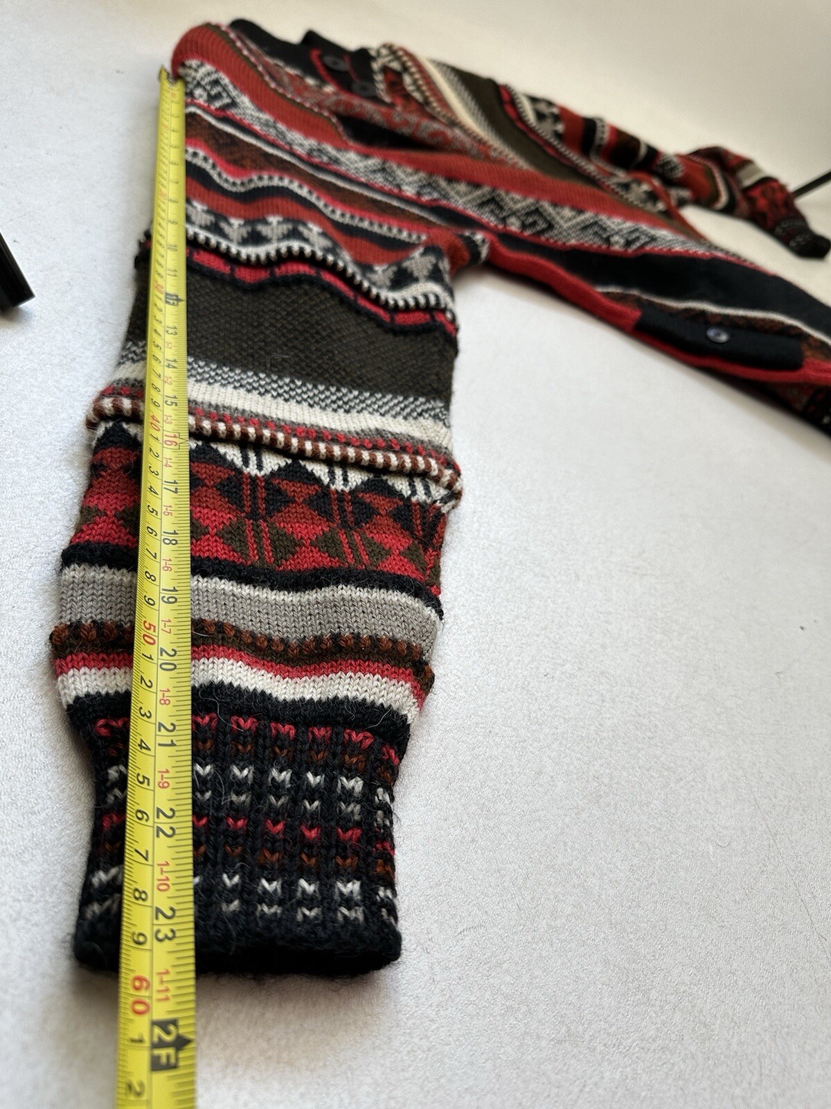 Peruvian Connection 100% Alpaca Button Sweater Si… - image 17