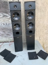 Energy E-xl-25 Vintage Tower Floor Speakers System 3 Way Speaker